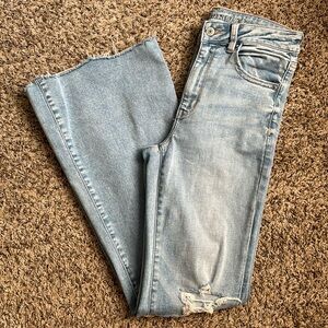American Eagle super high-rise flares